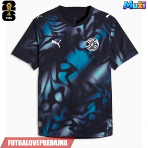 Lacne Muži Futbalové dres Paraguaj MS 2026 Krátky Rukáv - Preč